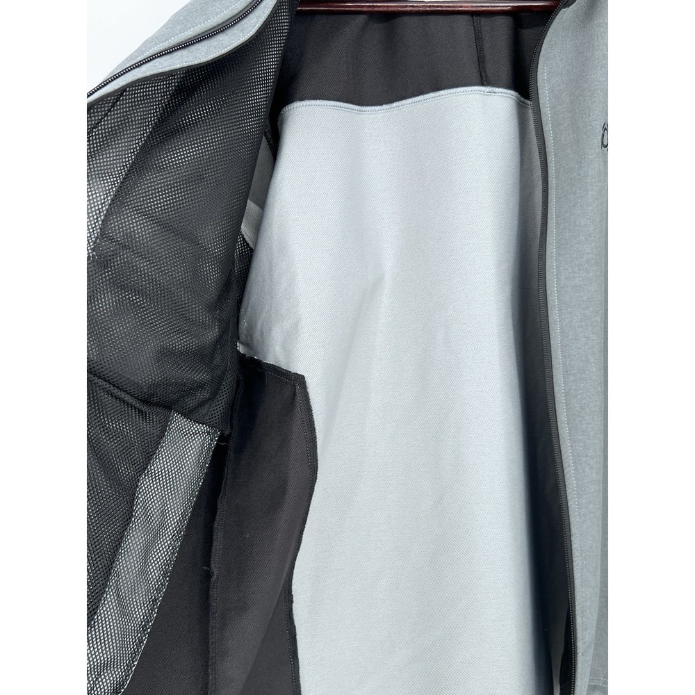 The North Face Men's Tech Stretch Soft Shell Jacket Full Zip Size Lg Wind LOGO - Picture 7 of 14